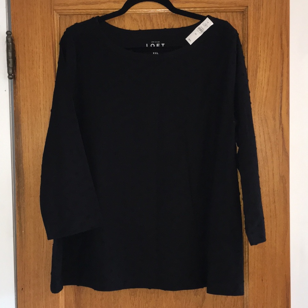 Loft Swiss Dot 3/4 Tee